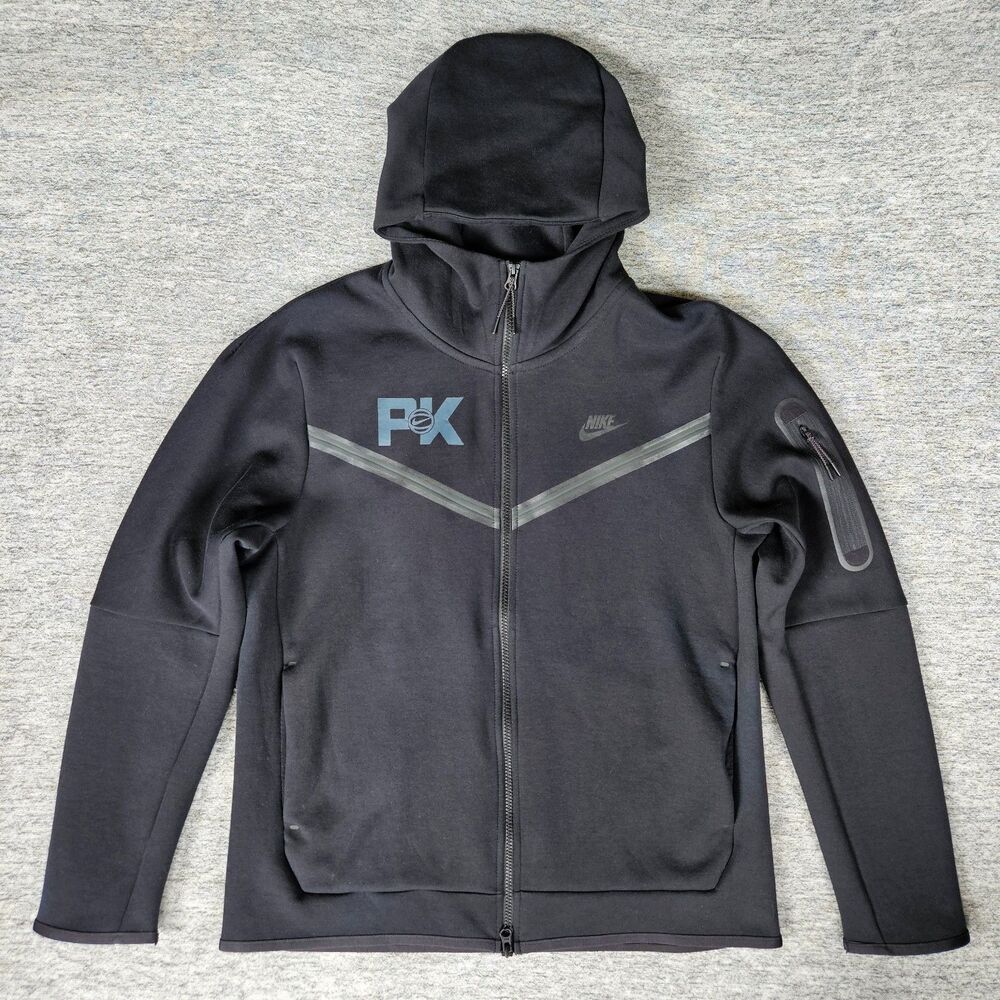 Nike Sportswear Tech Fleece Full Zip Hoodie Men's Size Large Black CU4489-010